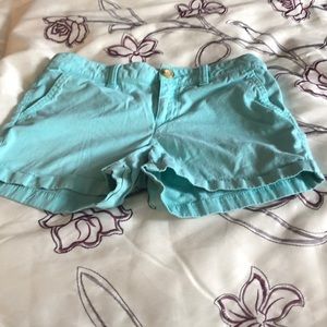 Teal shorts